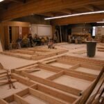 factory floor timber framing