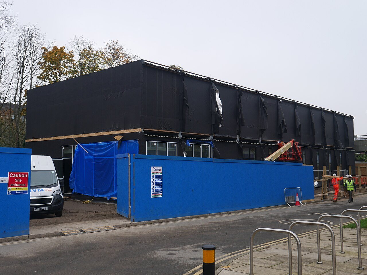 volumetric modules on site